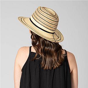 Paradise - Paperbraid Multi Striped Fedora