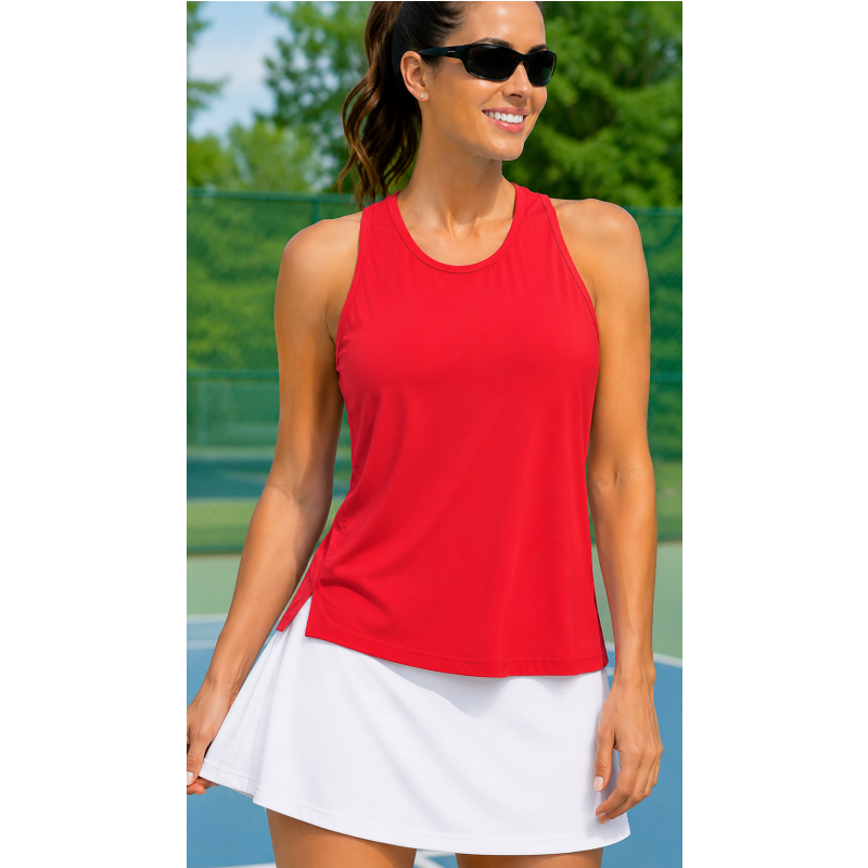Racerback Athletic Tank - Red