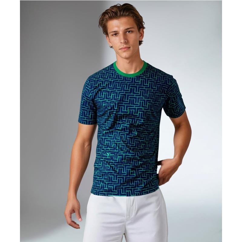 Men's Short-Sleeve Crew Neck - UV Protection, Antimicrobial