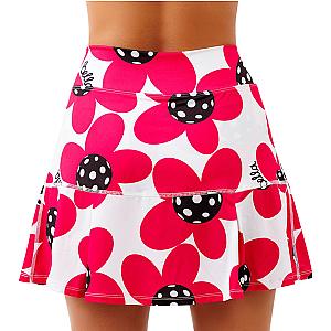 Pleated Skort  - Poppy