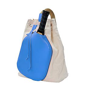 PB Neon Electric Blue Pickleball Drawstring Bag