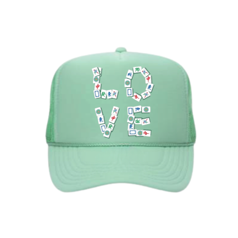 Mahjong Hat LOVE Tiles Hat