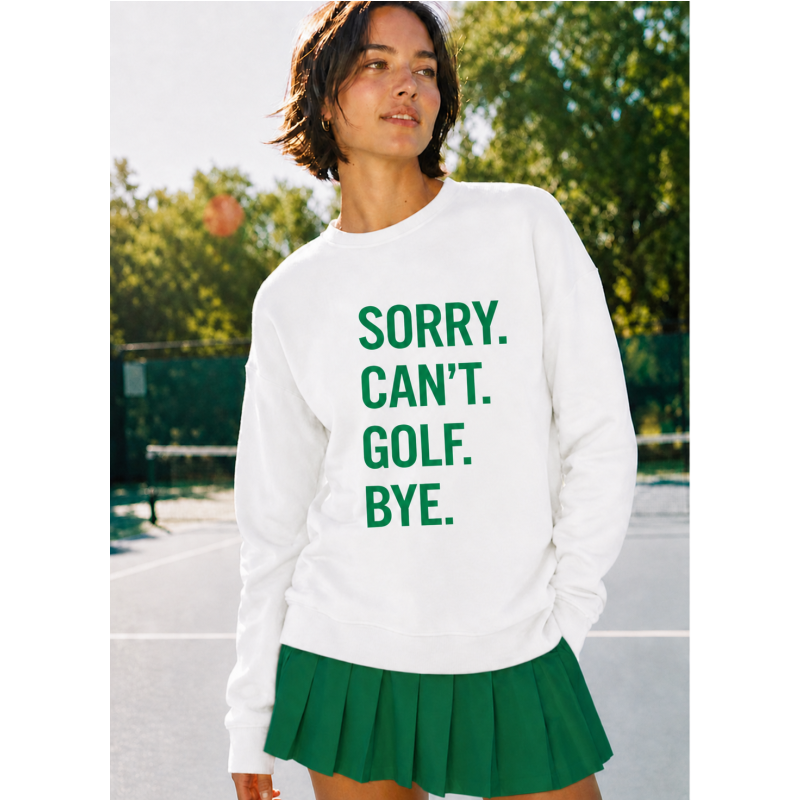 GOLF Sweatshirt - White/Green