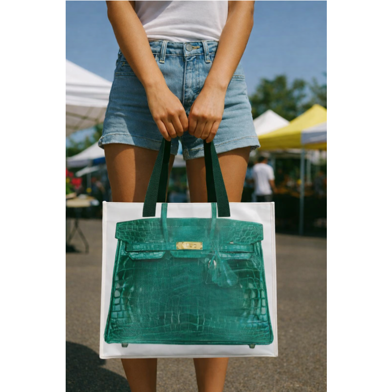 Inspired Re-Usable Shopper Tote - Green