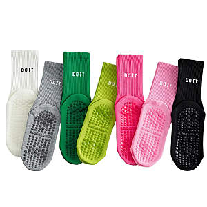 Women's Non-Slip Grip Socks | Tennis, Pilates & Barre Socks