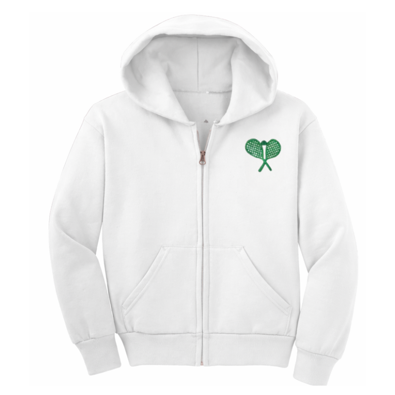 Court-Side Hoodie - Green Racquets