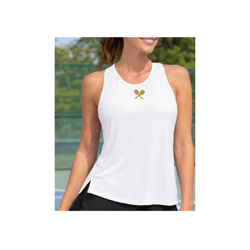 Runway Racquet Racerback - White