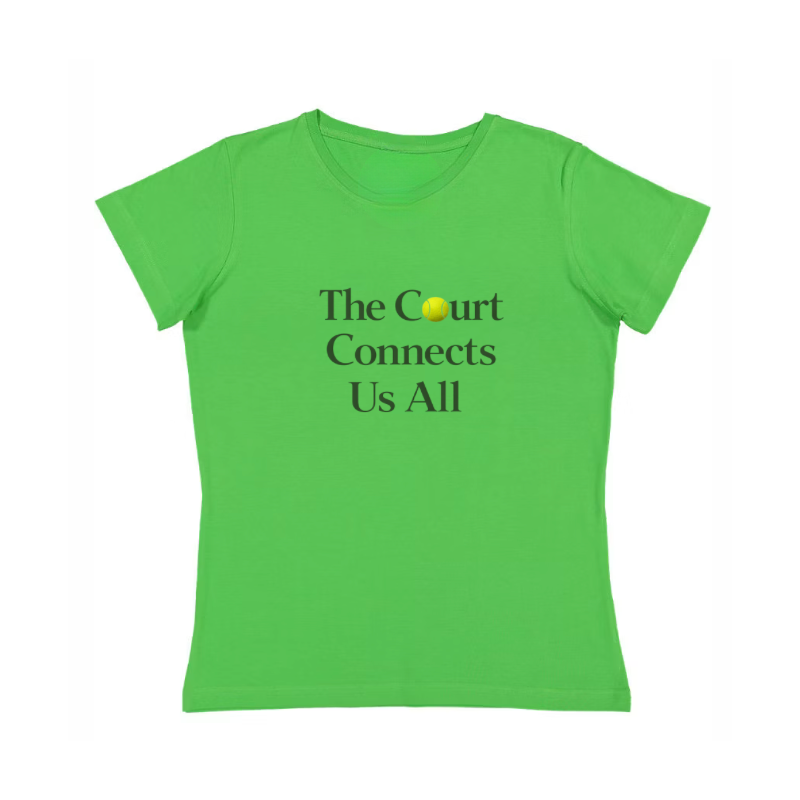 The Court Connects Us All - Green Tee