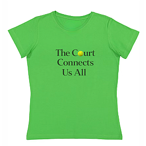 The Court Connects Us All - Green Tee