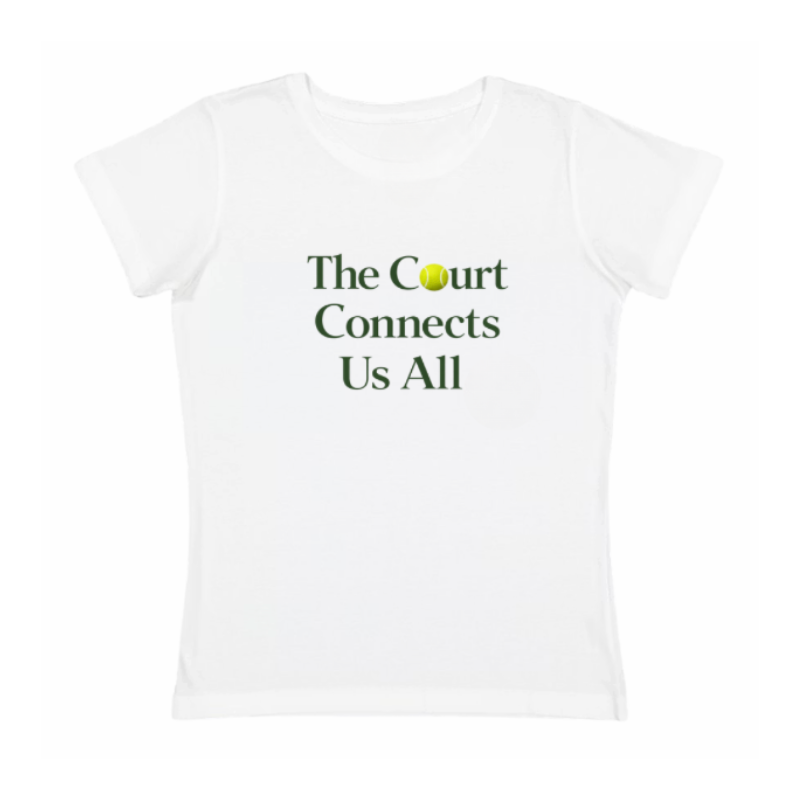 The Court Connects Us All - White Tee