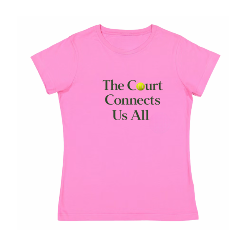 The Court Connects Us All - Pink Tee