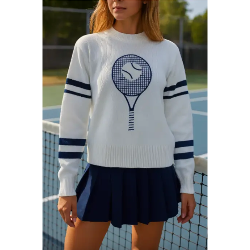 Big Racquet Tennis Sweater