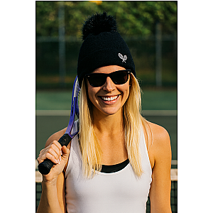 Tennis Time Beanie - Black