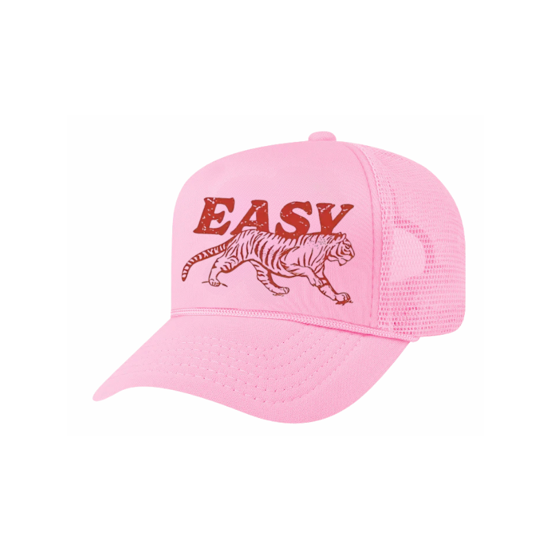 Easy Tiger Trucker Hat - Pink/Red