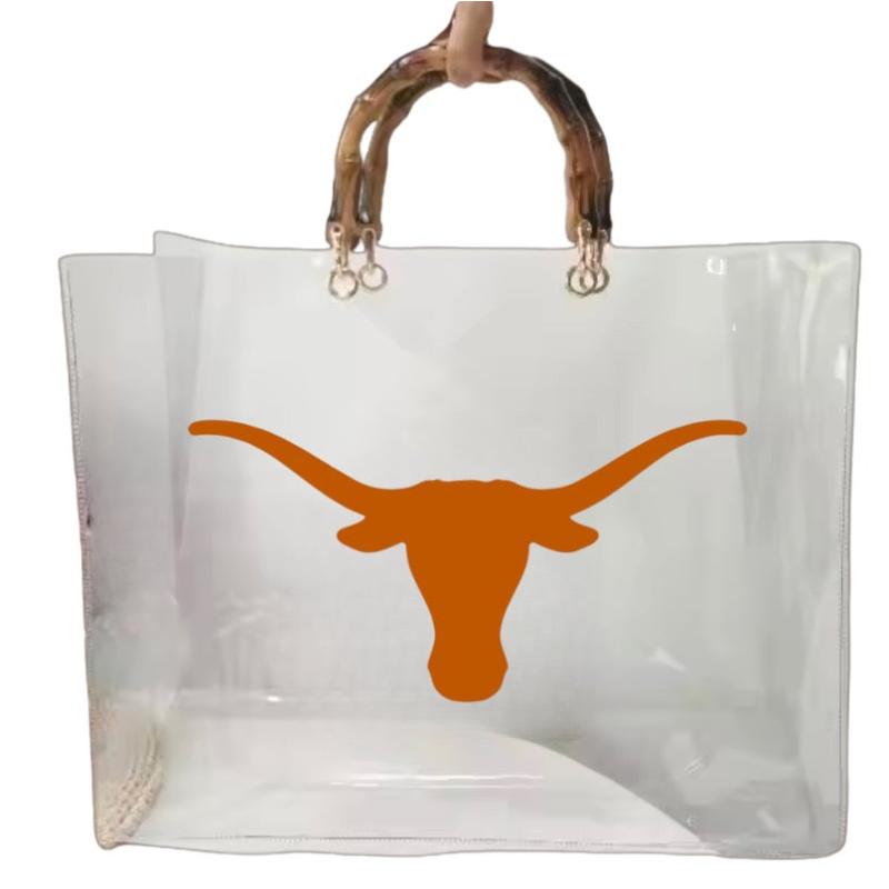 Hook 'Em Longhorn Clear Beach Tote