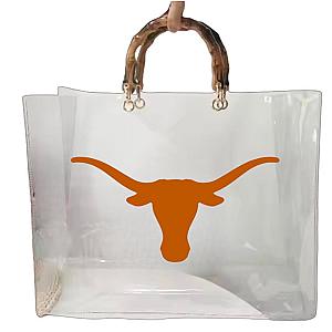 Hook 'Em Longhorn Clear Beach Tote