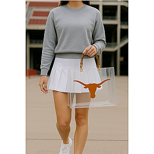 Hook 'Em Longhorn Clear Beach Tote
