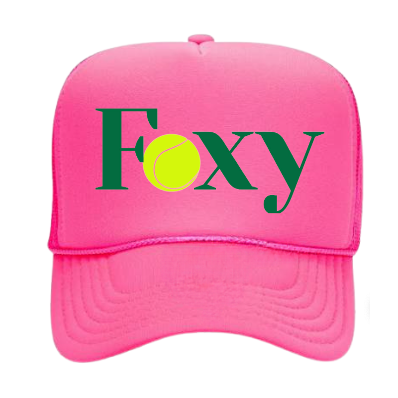 Foxy Tennis Trucker Hat