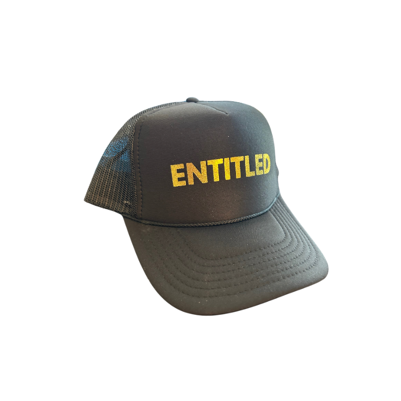 Trucker - ENTITLED  Black/Gold