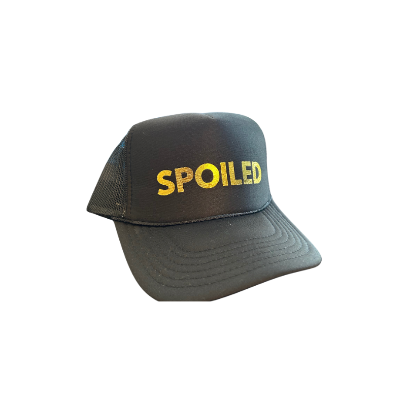 Trucker - SPOILED  Black/Gold