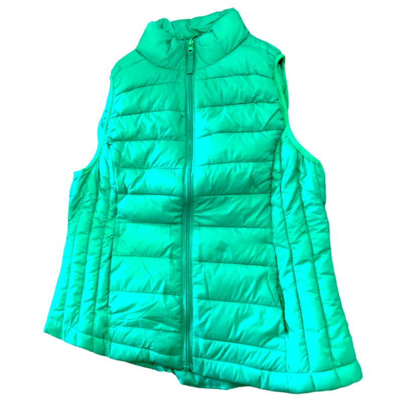 Quilted Puffer Vest - Green