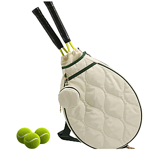Tennis Quilted Sling Bag - White