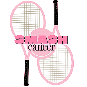 Smash Cancer Tennis Trucker Hat - Green