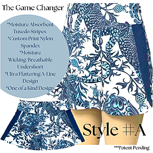 The Game Changer Skirt - "Jungle Nights with Drying Strips"
