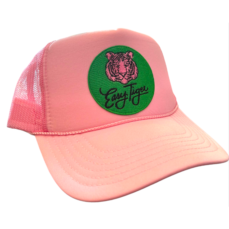 Easy Tiger Trucker Hat - Lite Pink