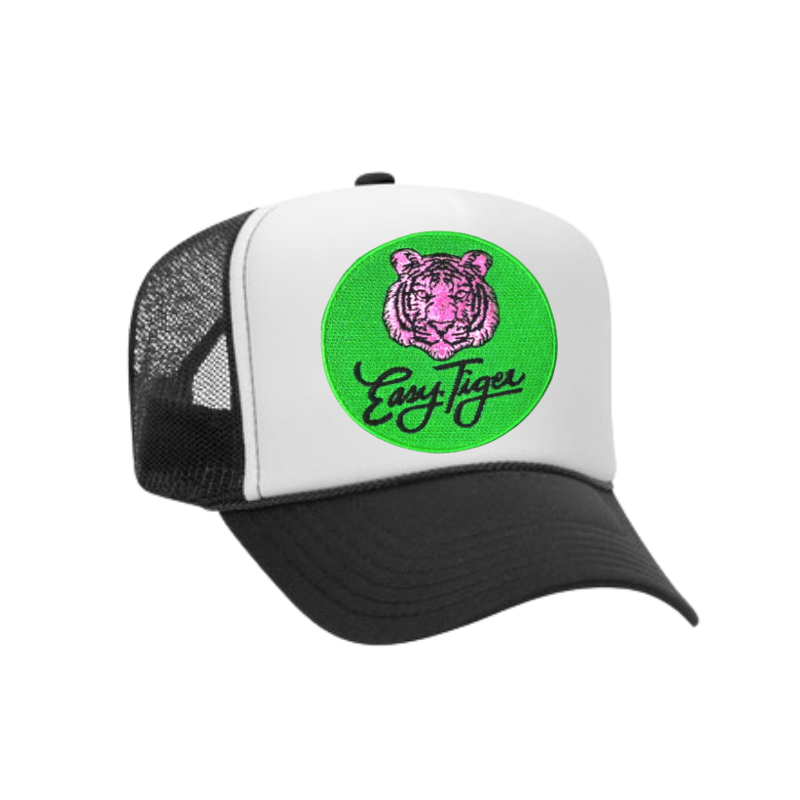 Easy Tiger Trucker Hat - Black/White