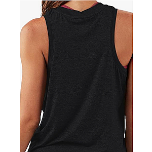 Easy Tiger Flowy Muscle Tank Top - Black