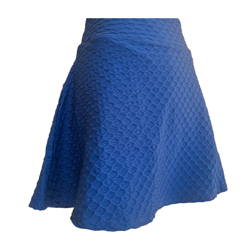 16.5" Nola Scallop Skirt - Navy