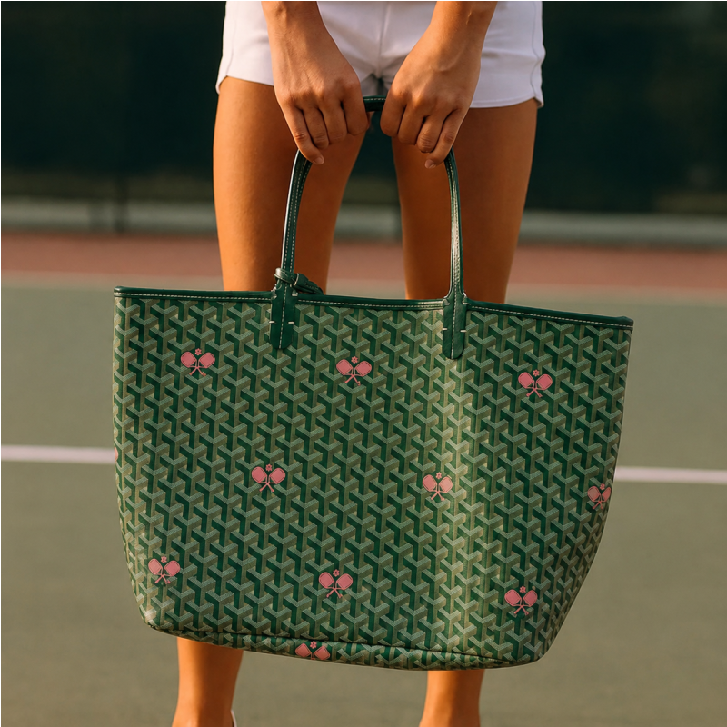 Pickleball Tote | Women's Pickleball Bag | Runway Athletics - Pink Paddles