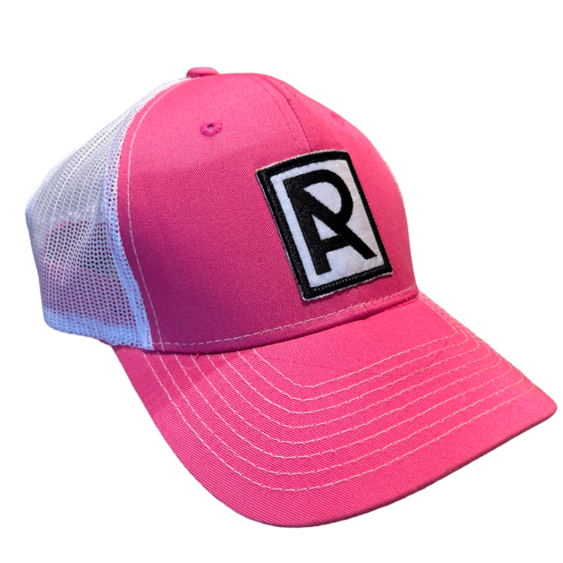 Runway Athletics Pink Twill Trucker Cap