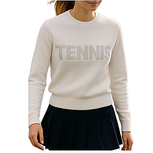 Tennis Sweater - Ivory TENNIS
