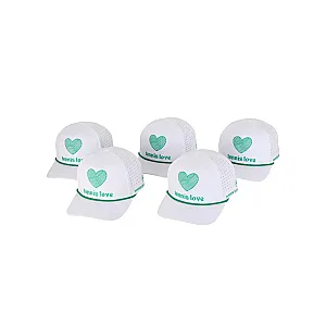 Tennis Love Hat - Green Embroidery