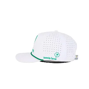 Tennis Love Hat - Green Embroidery