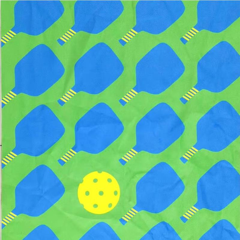 Pickleball Towel- Green & Blue