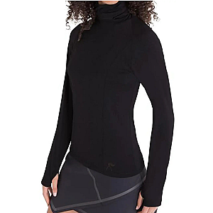 Sporty Soft Turtleneck - Black