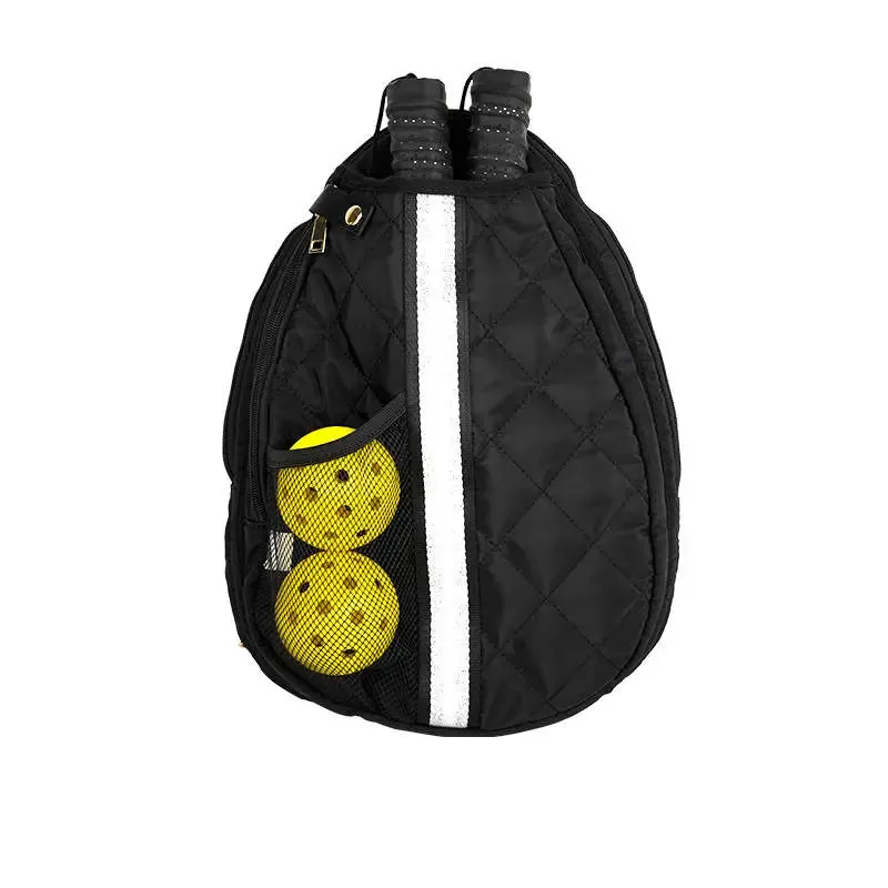 Pickleball Sling Backpack - Black