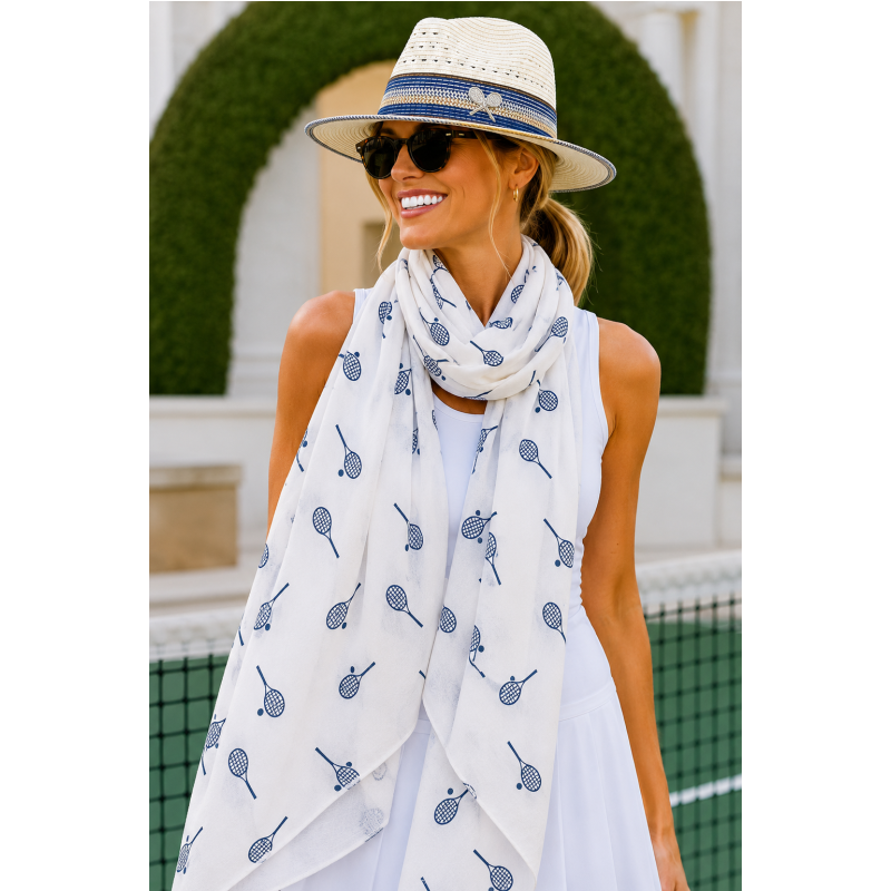 Racquet Time Sun Scarf/Wrap