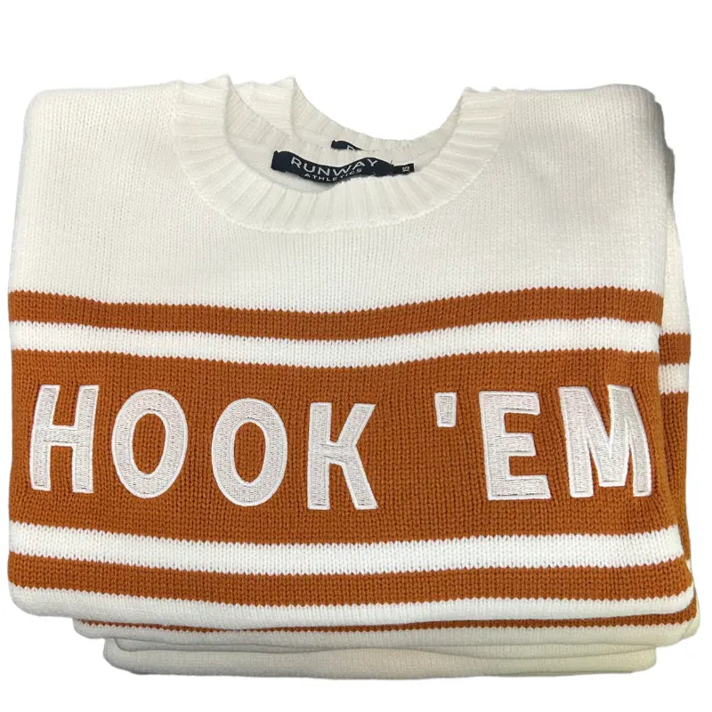 HOOK 'EM Tennis Sweater - Limited Edition