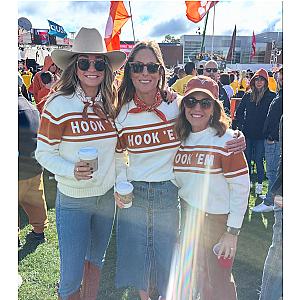 HOOK 'EM Tennis Sweater - Limited Edition