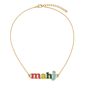 MAHJ Enamel Necklace