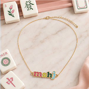 MAHJ Enamel Necklace