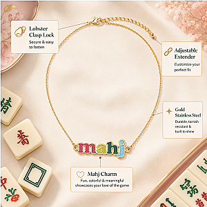 MAHJ Enamel Necklace