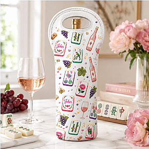 Mahj Wine Bottle Tote Bag