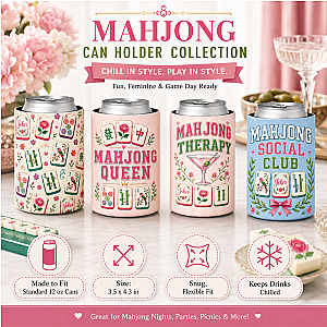 Mahjong Can Holder Set