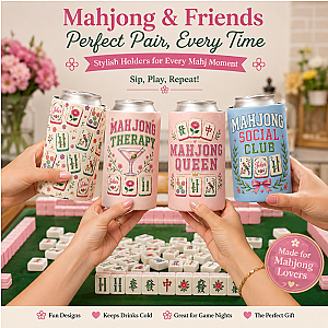 Mahjong Can Holder Set