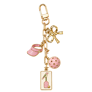 Bird Bam Pickleball Bag Charm Keychain
